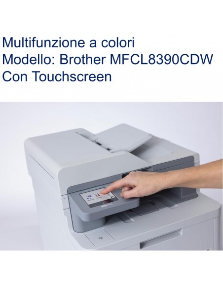 Brother MFC-L8390CDW Stampante multifunzione Laser/LED a colore WiFi con Touchscreen