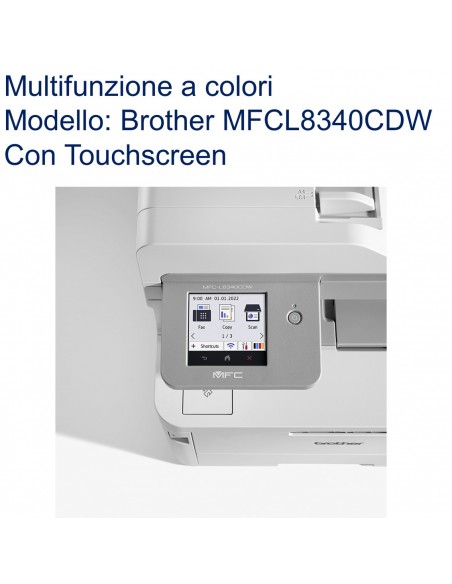 Brother MFC-L8340CDW Stampante multifunzione Laser/LED a colore WiFi con LCD
