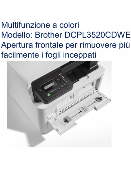 Brother DCP-L3520CDWE Stampante multifunzione Laser/LED a colore WiFi design semplice e compatto