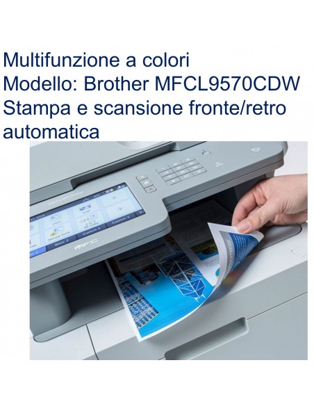 Multifunzione Laser A4 colore Brother MFC-L9570CDW duplex