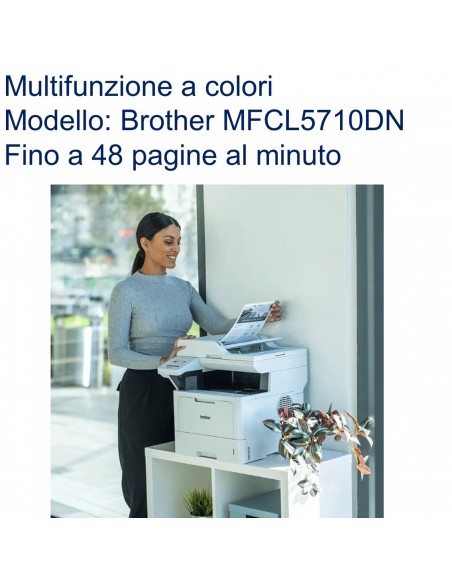Brother MFC-L5710DN Stampante multifunzione Laser Mono fino a 48 pagine al minuto