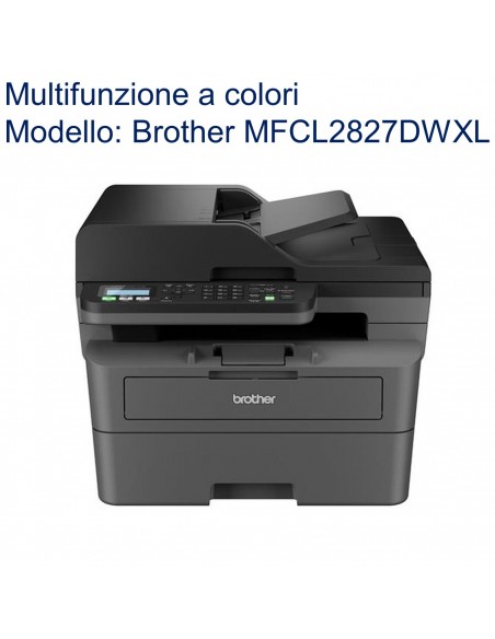 Brother MFC-L2827DWXL Stampante multifunzione Laser Mono WiFi