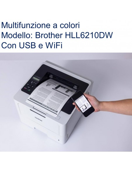 Brother HL-L6210DW Stampante Laser Mono WiFi e USB