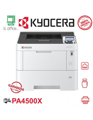 STAMPANTE KYOCERA ECOSYS PA4500x A4 45ppm DUPLEX LAN USB