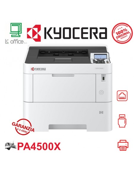 STAMPANTE KYOCERA ECOSYS PA4500x A4 45ppm DUPLEX LAN USB