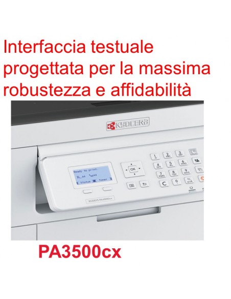 STAMPANTE KYOCERA ECOSYS PA3500cx A4 35ppm DUPLEX LAN USB con display