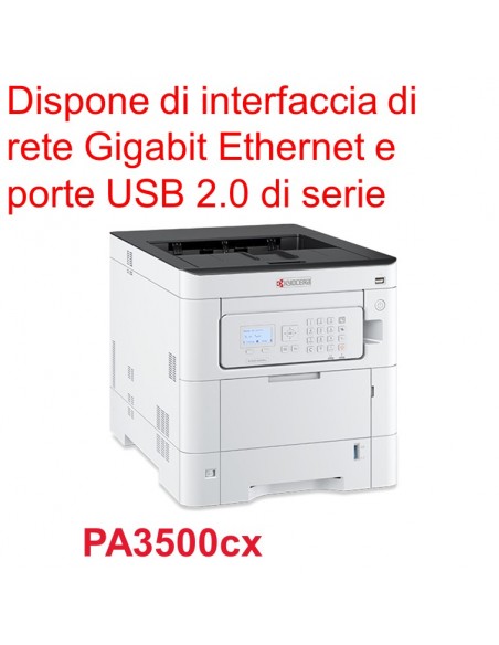 STAMPANTE KYOCERA ECOSYS PA3500cx DUPLEX LAN USB