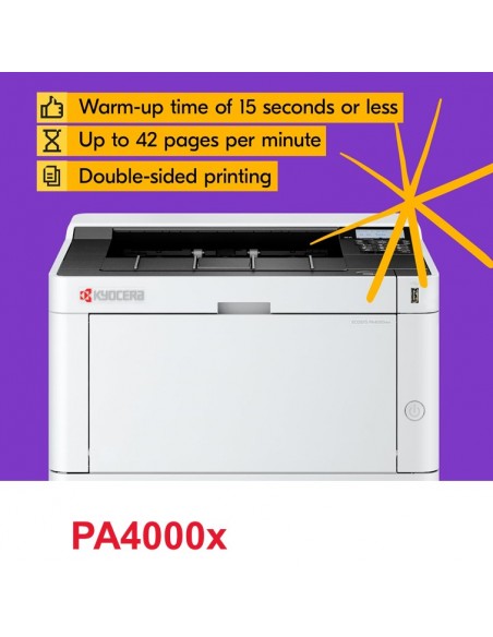 STAMPANTE KYOCERA ECOSYS PA4000x A4 40ppm  LAN USB