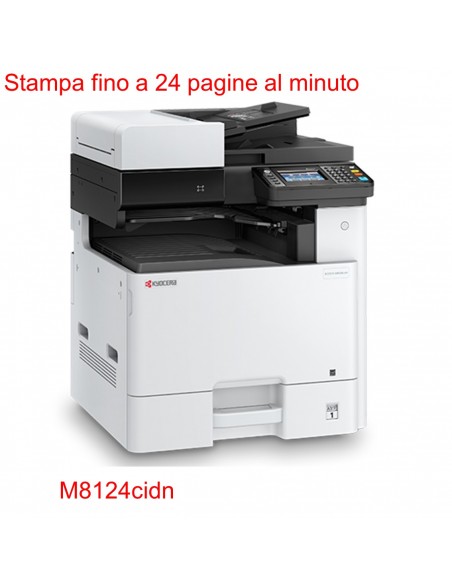 ECOSYS M8124cidn Multifunzione A4 COLORE Kyocera - 1102P43NL0 stampa fino a 24 pagine al minuto