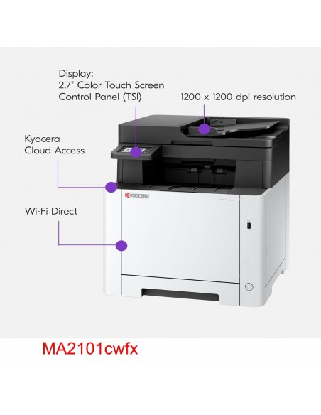 MULTIFUNZIONE KYOCERA ECOSYS MA2101cwfx 21 ppm A4 WiFi110C223NL0
