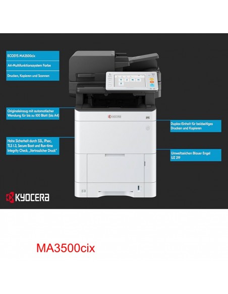 KYOCERA ECOSYS MA3500cix Multifunzione A4 A COLORI -