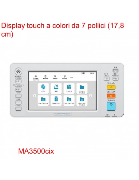 KYOCERA ECOSYS MA3500cix Multifunzione A4 A COLORI - 1102YK3NL0 com display touchscreen