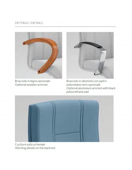 MEISSA M0007 Poltrona direzionale opzionali