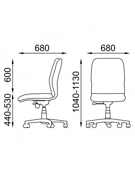MISURE BETA B0085 Poltrona operativa