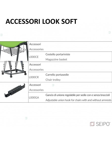 accessori sedie Look Soft seipo