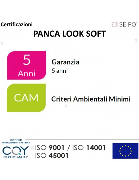 certificazione Panche Look Soft Seipo