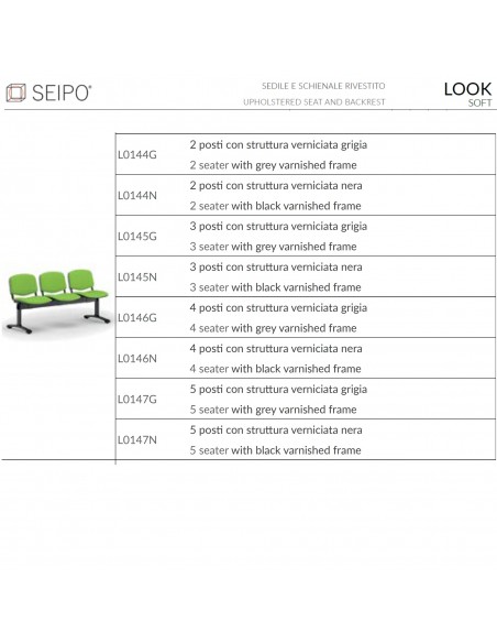 listino Panche Look Soft Seipo 1