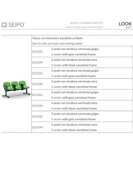 listino Panche Look Soft Seipo 3