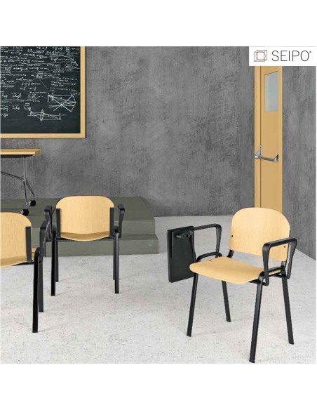 Modelli sedute in faggio in faggio impialbile Look Wood Seipo