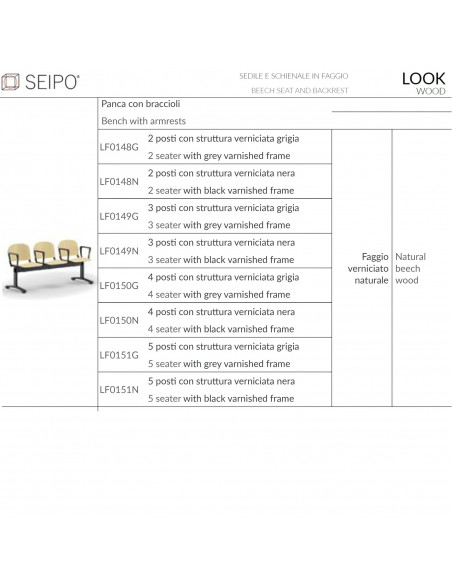 catalogo Panche Look Wood Seipo 2