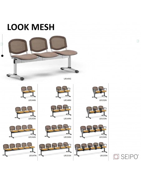 Modelli Panche Look Mesh Seipo