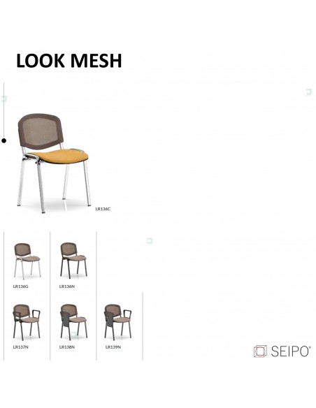 modelli sedie Look Mesh Seipo