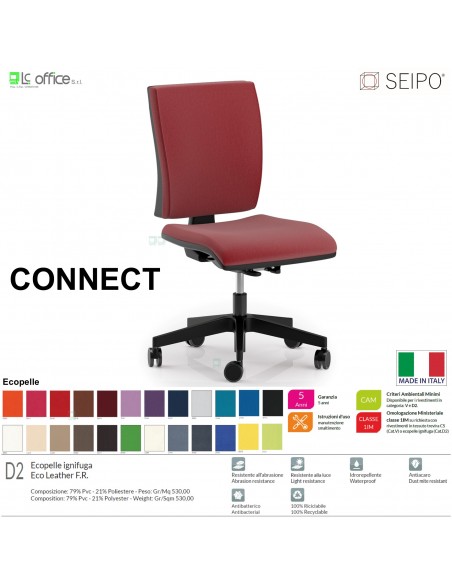CONNECT CN0058 Movimento sincronizzato autobalance "F" SCHIENALE MEDIO SEIPO ECOPELLE D2