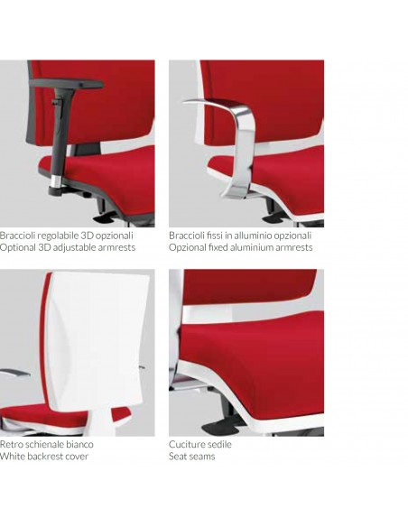 Opzioni Modelli poltrone Connect Seipo 2