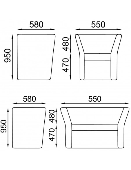 MISURE MODELLI WELL SOFA POLTRONE SEIPO