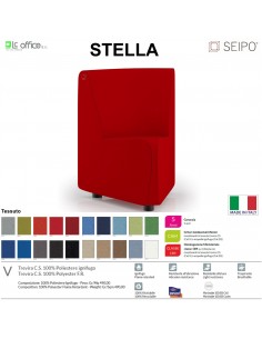 STELLA ST0005 DIVANO COMPONIBILE ELEMENTO PER angolo SEIPO TESSUTO V CLASS 1 IM