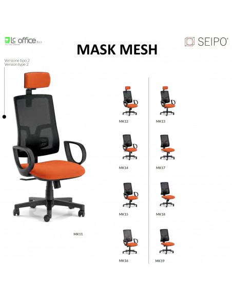 MODELLI SERIE MASK MESH SEIPO