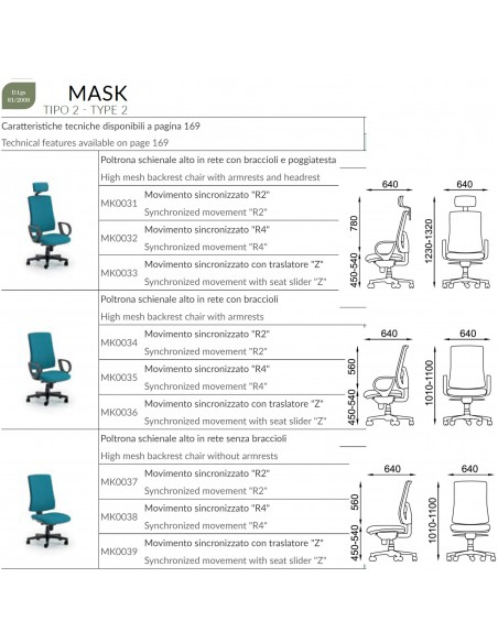 CATALOGO MODELLI MASK SOFT TIPO 1 seipo