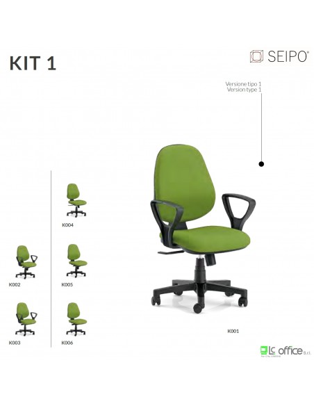 catalogo Modelli sedute KIT SEIPO