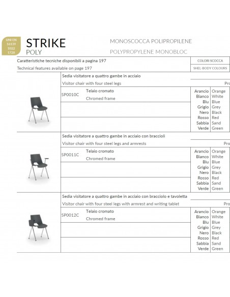 MODELLI STRIKE SEIPO