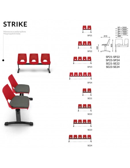 modelli panche STRIKE SEIPO
