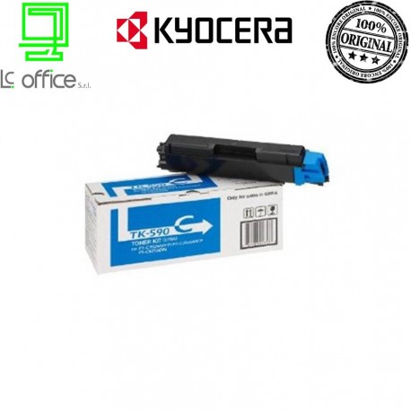 TONER ORIGINALE KYOCERA TK-590C