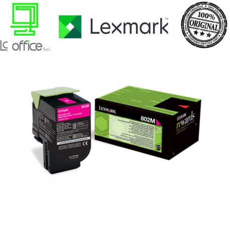 LEXMARK TONER 80C20M0 MAGENTA