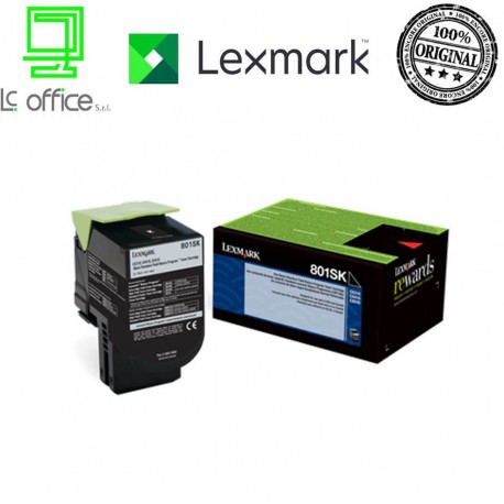 LEXMARK TONER  80C2SK0 NERO