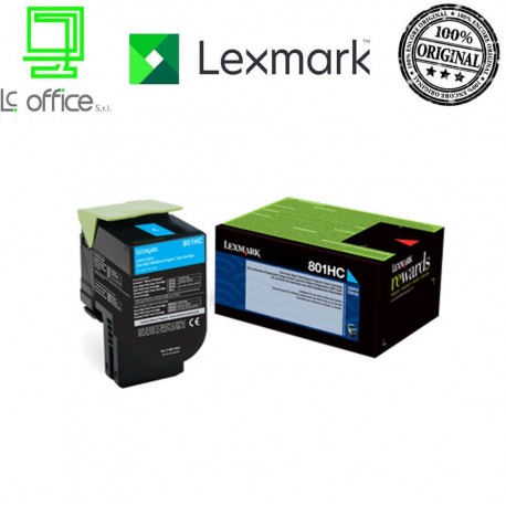 LEXMARK TONER 80C2HC0 CIANO