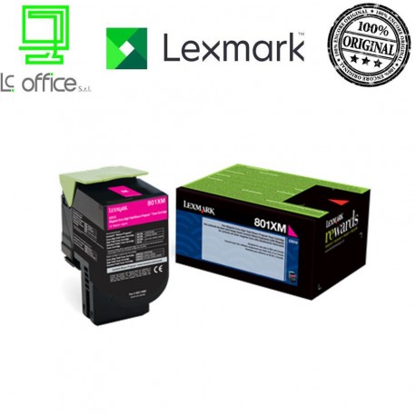 LEXMARK TONER  80C2XM0 MAGENTA