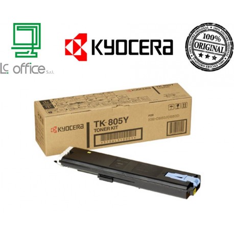 KYOCERA TK-805Y 10k TONER ORIGINALE 