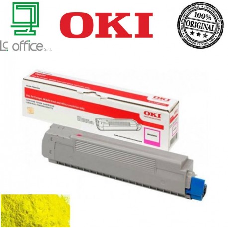 Toner ORIGINALE OKI tellow 46490605