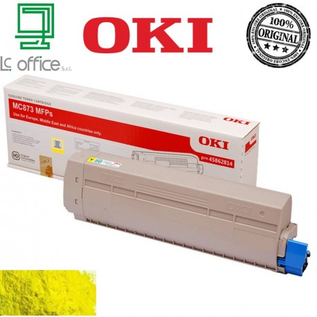 Toner ORIGINALE OKI Yellow 45862814