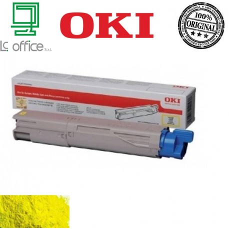 Toner ORIGINALE OKI Yellow 45862837
