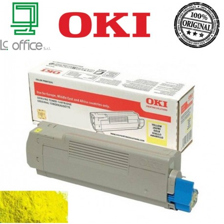 Toner Oki originale yellow 46507505