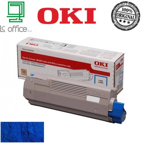 Toner Oki originale CYAN 46507507