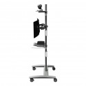 Viewmate postazione video conferenza due monitor - pavimento 52.722  Dataflex