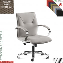 Sadia plus poltrona semi direzionale rivestimento tessuto Angel class 1 IM