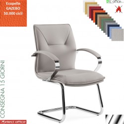 Sadia plus poltrona semi direzionale rivestimento ecopelle GAZEBO class 1 IM 