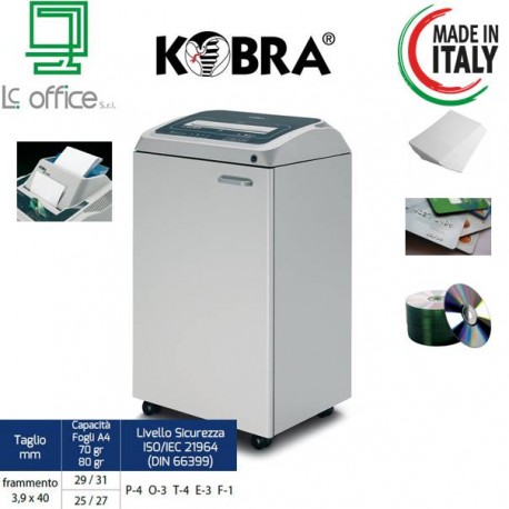 Distruggi Documenti Kobra 310 TS CC4 AO AF